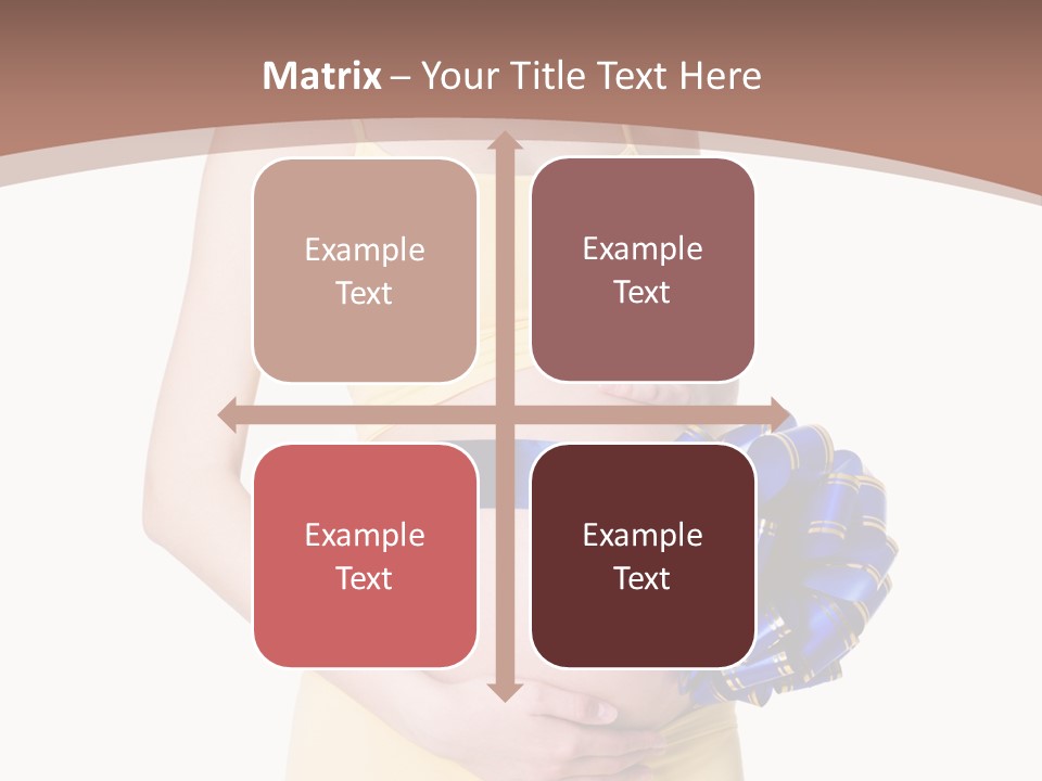 Female Background Beautiful PowerPoint Template