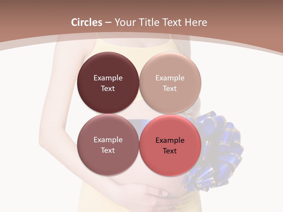 Female Background Beautiful PowerPoint Template