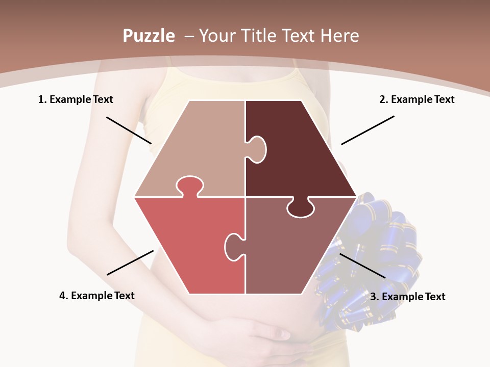 Female Background Beautiful PowerPoint Template