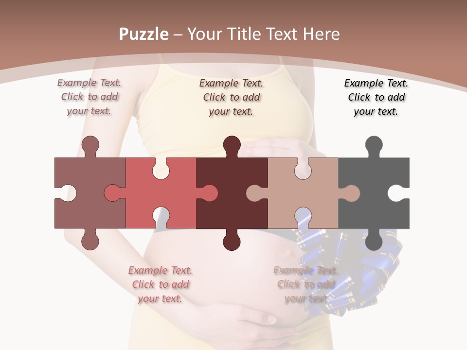 Female Background Beautiful PowerPoint Template