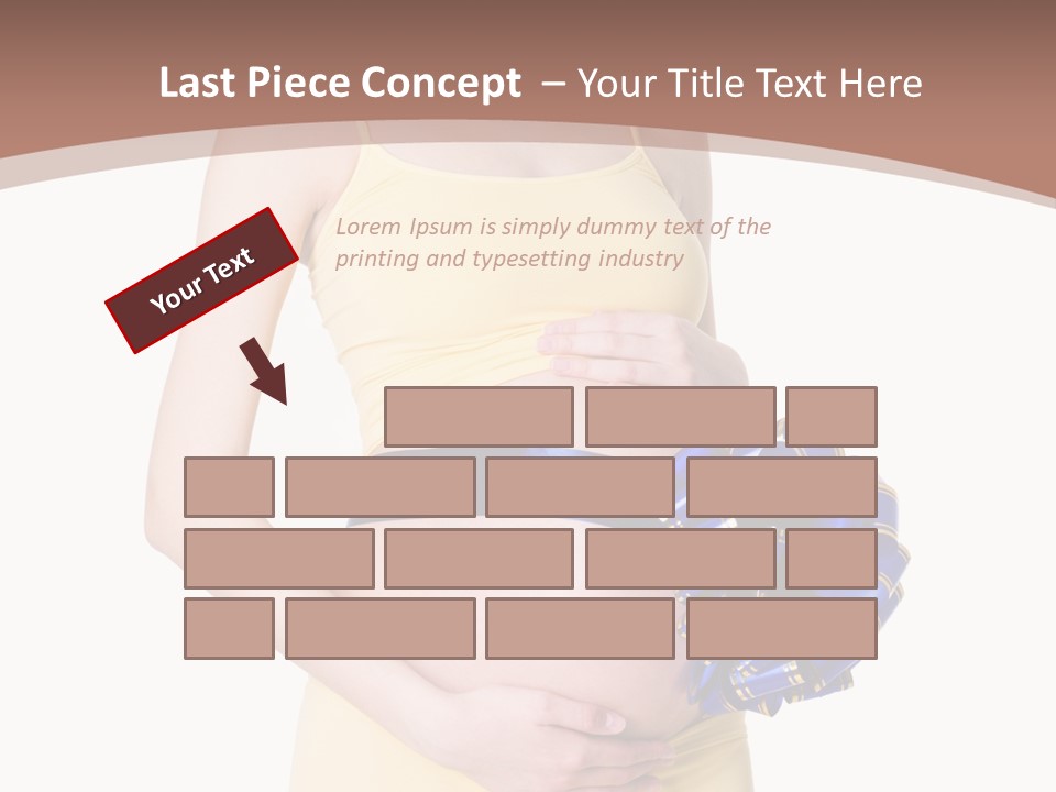 Female Background Beautiful PowerPoint Template