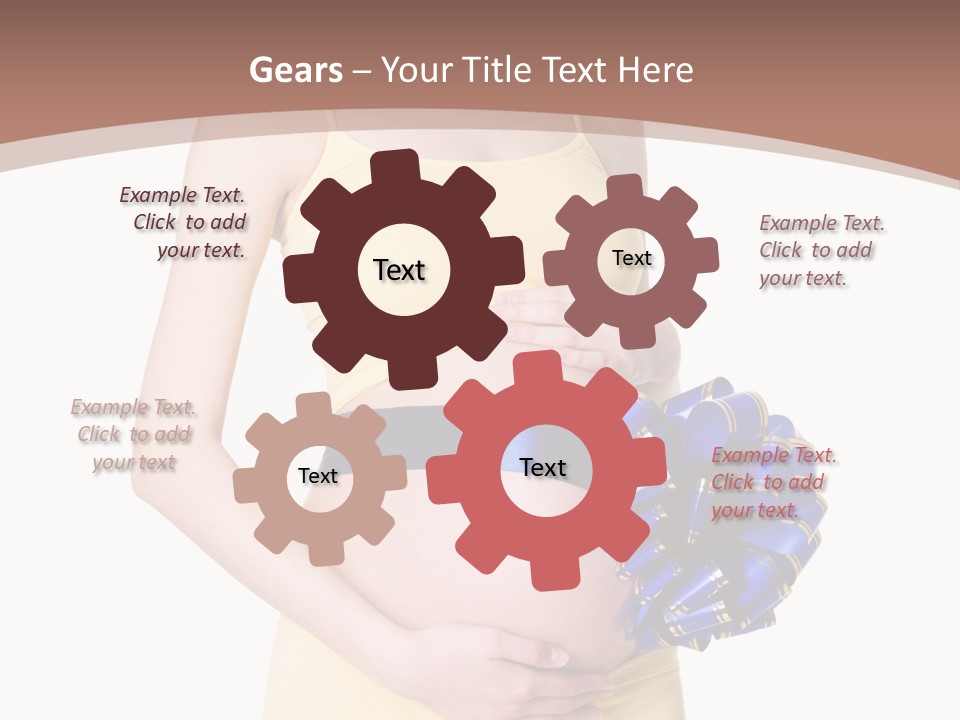 Female Background Beautiful PowerPoint Template