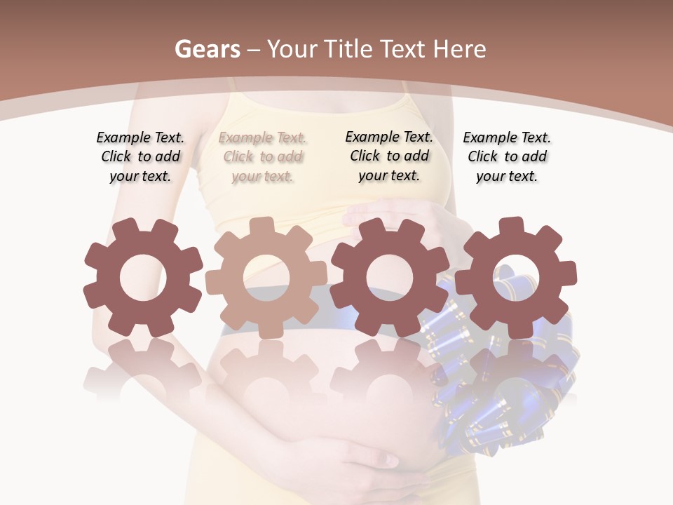 Female Background Beautiful PowerPoint Template