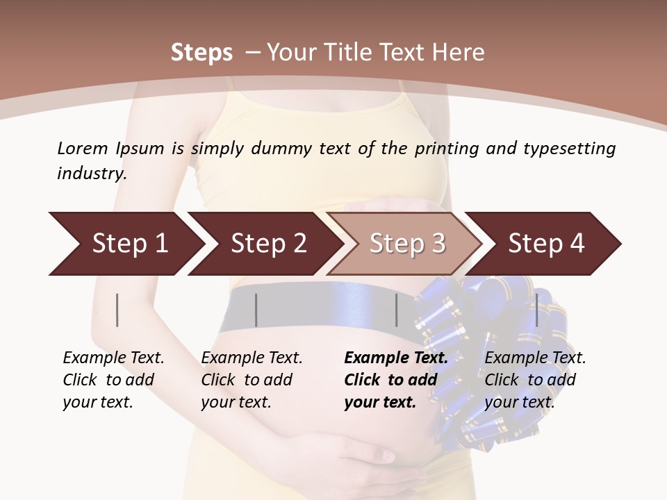 Female Background Beautiful PowerPoint Template