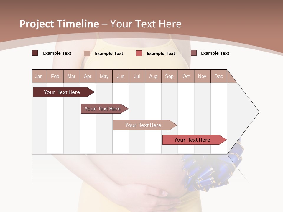 Female Background Beautiful PowerPoint Template