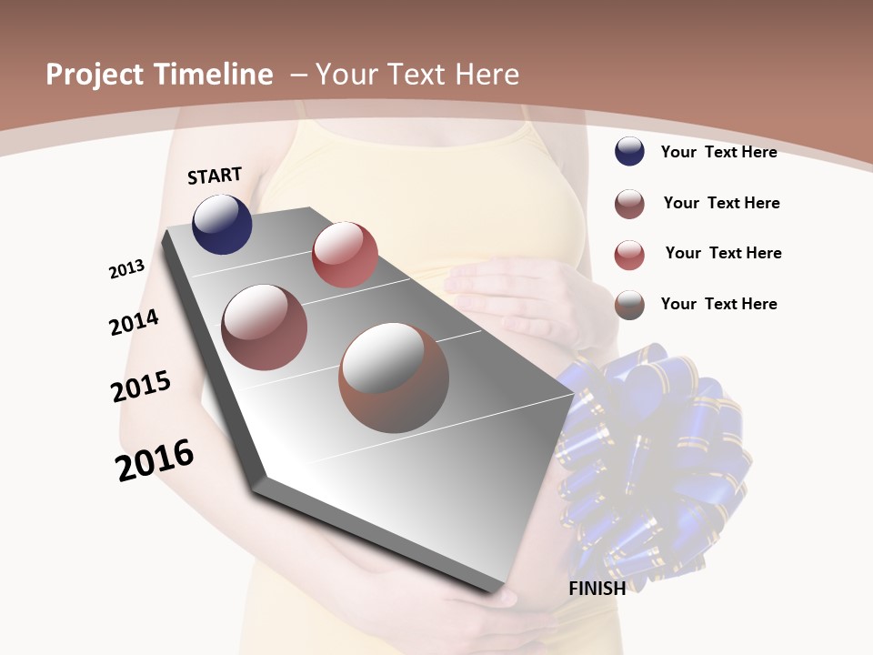 Female Background Beautiful PowerPoint Template