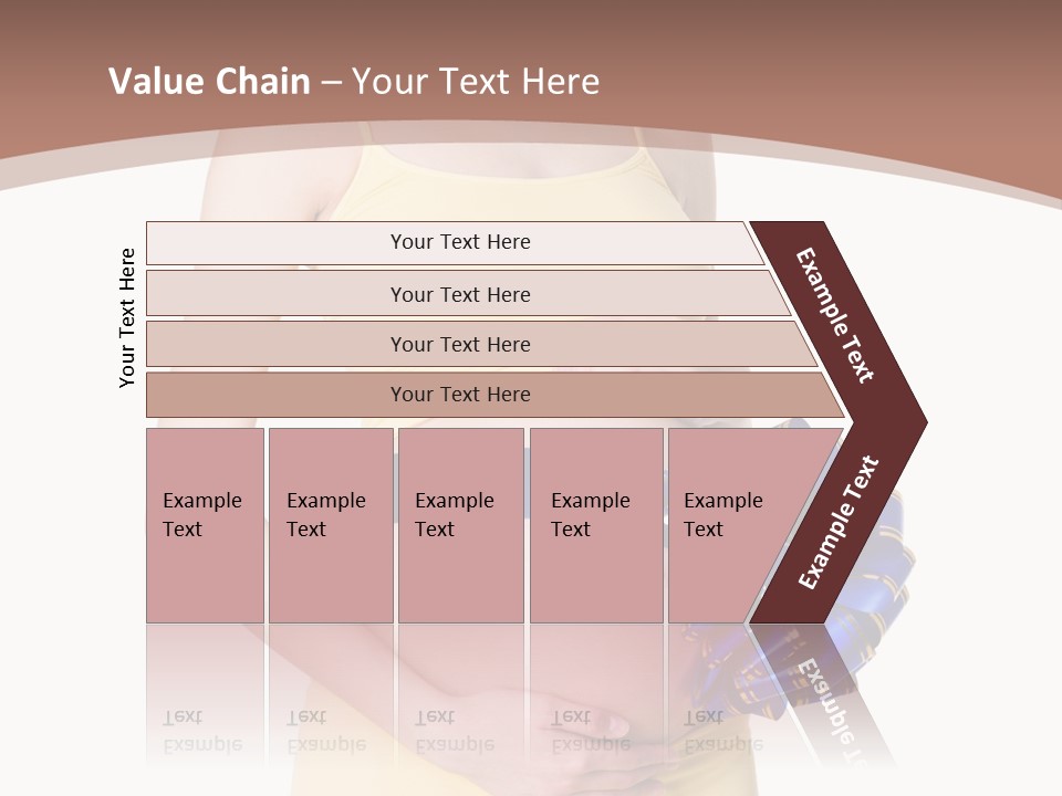 Female Background Beautiful PowerPoint Template