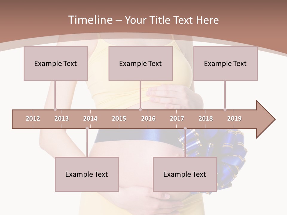 Female Background Beautiful PowerPoint Template