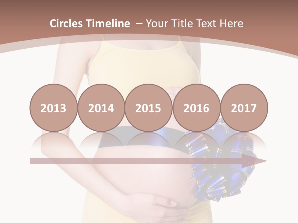 Female Background Beautiful PowerPoint Template