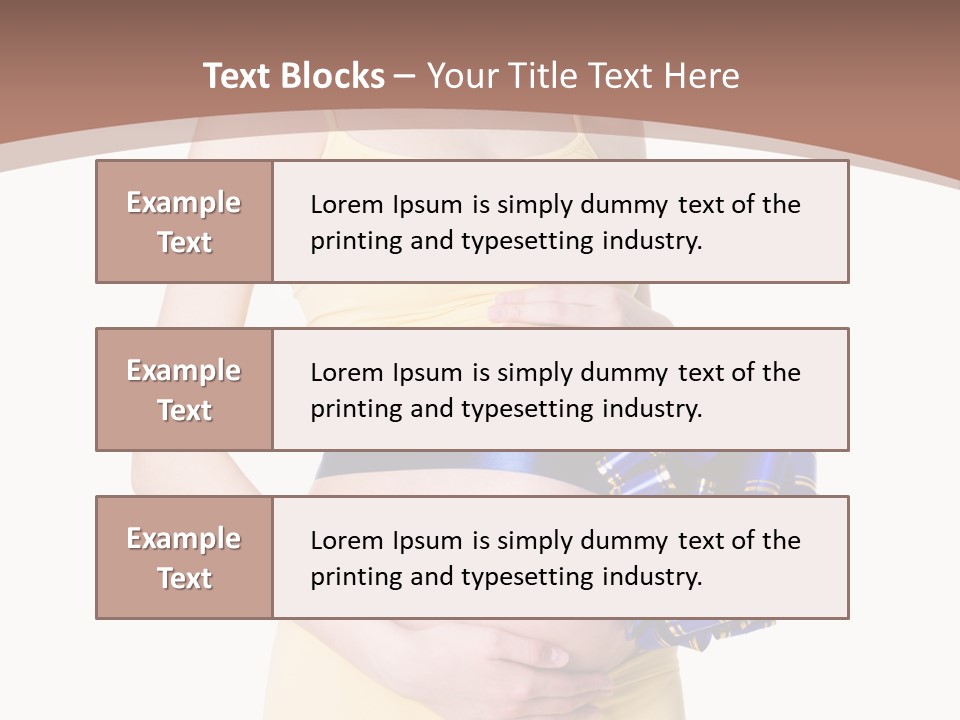 Female Background Beautiful PowerPoint Template