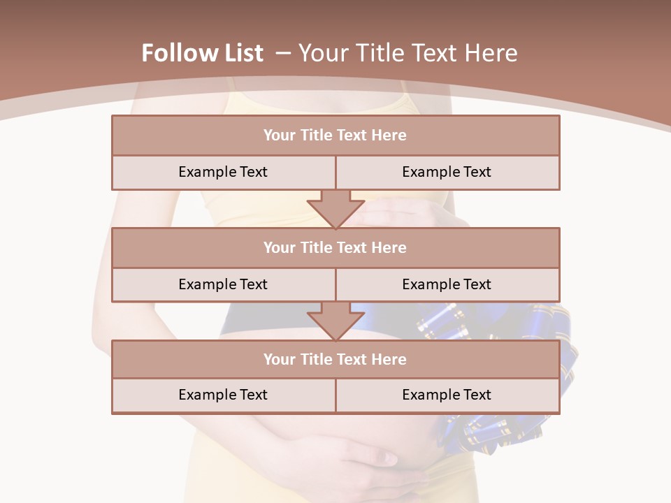 Female Background Beautiful PowerPoint Template