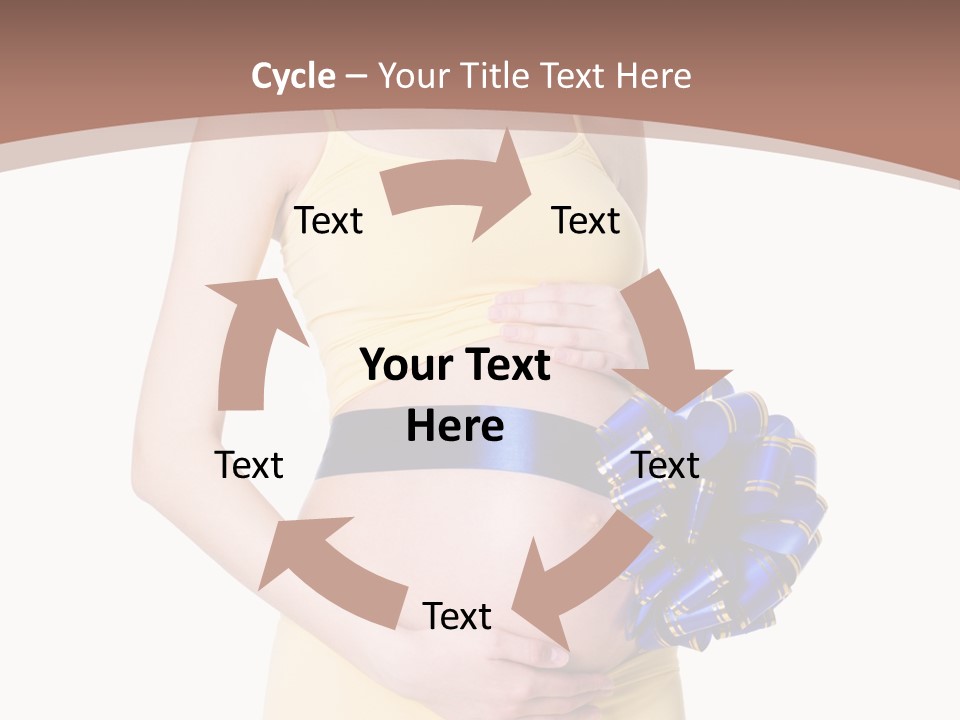 Female Background Beautiful PowerPoint Template