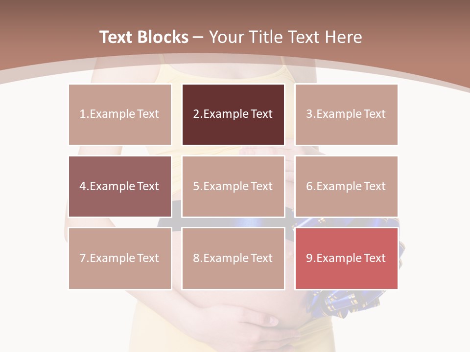 Female Background Beautiful PowerPoint Template