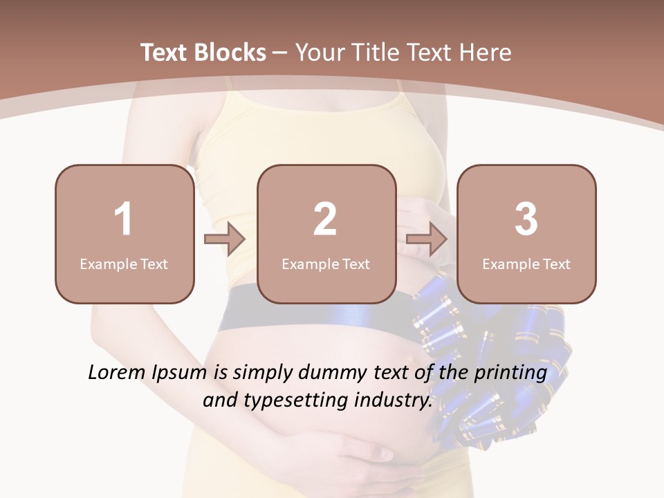 Female Background Beautiful PowerPoint Template