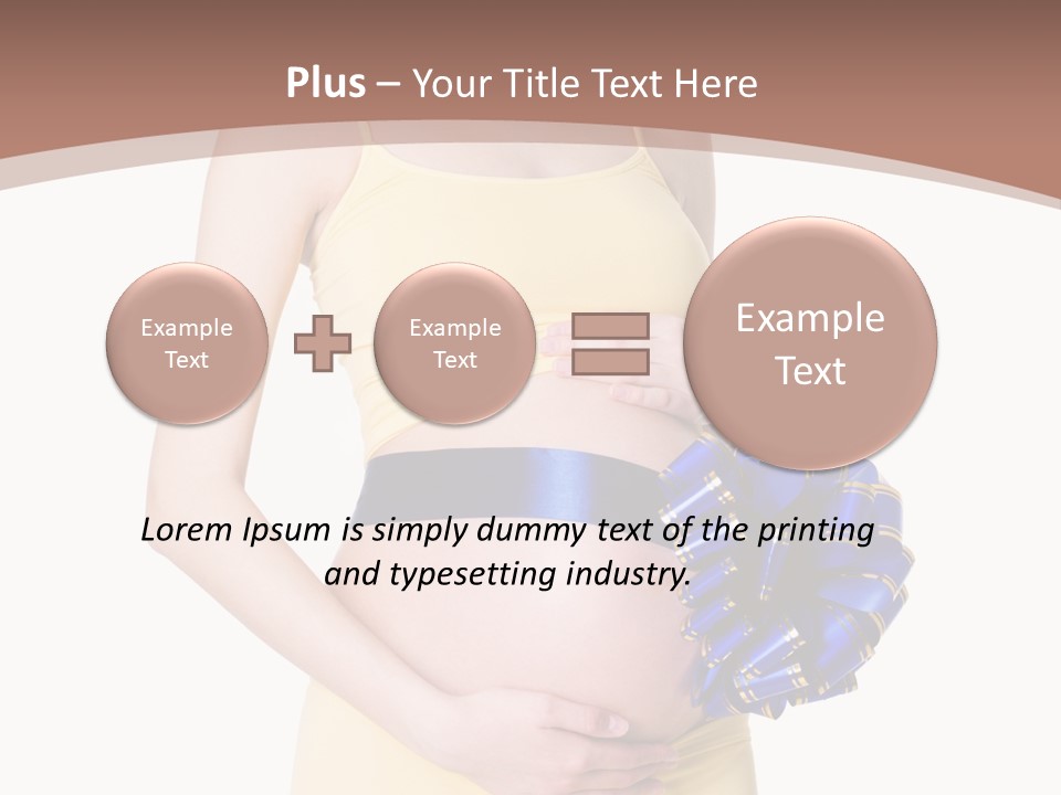 Female Background Beautiful PowerPoint Template