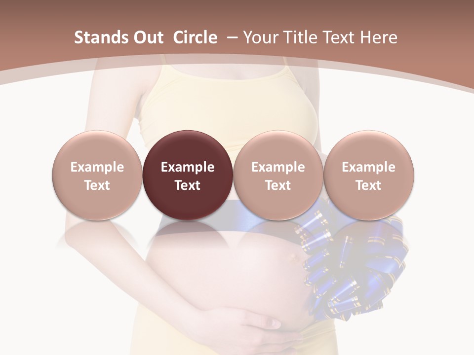 Female Background Beautiful PowerPoint Template