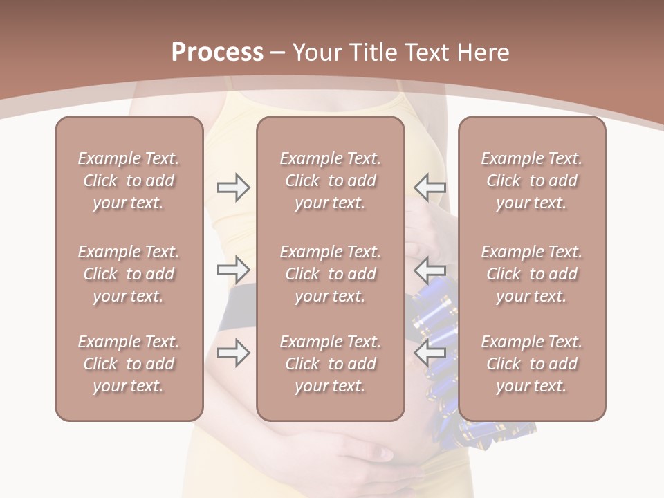Female Background Beautiful PowerPoint Template