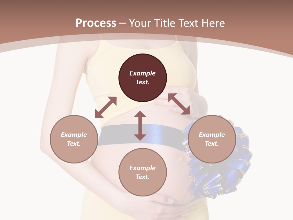 Female Background Beautiful PowerPoint Template