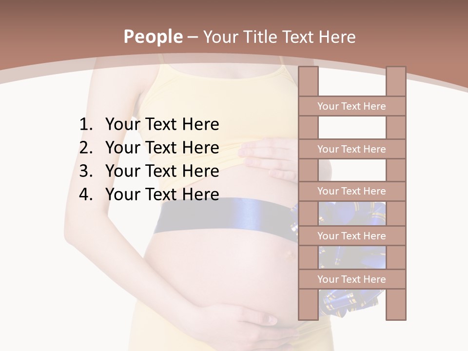 Female Background Beautiful PowerPoint Template