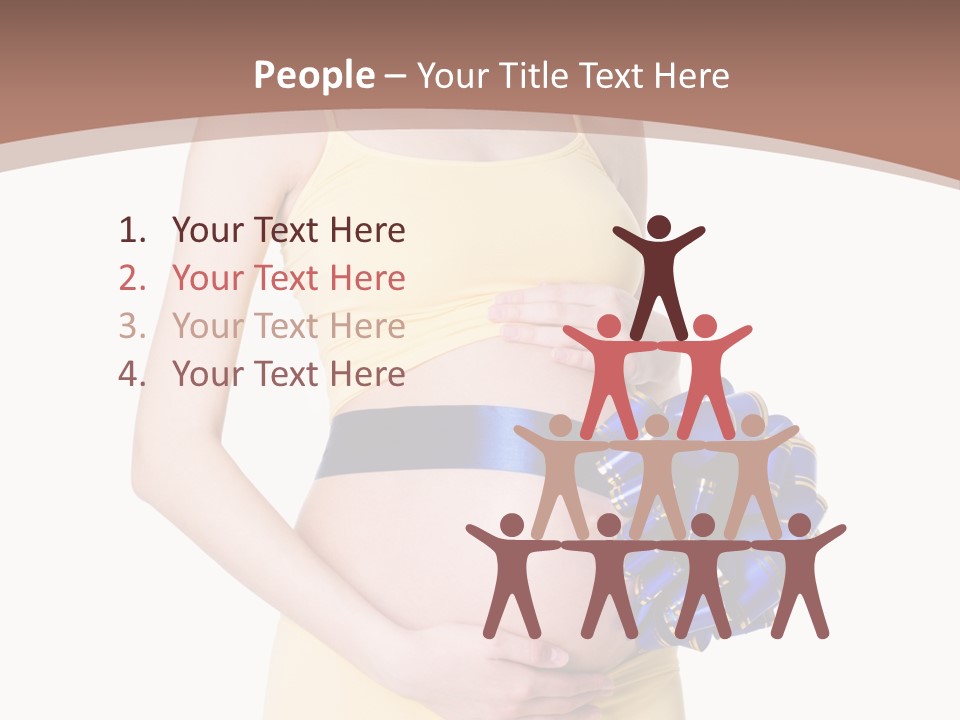 Female Background Beautiful PowerPoint Template