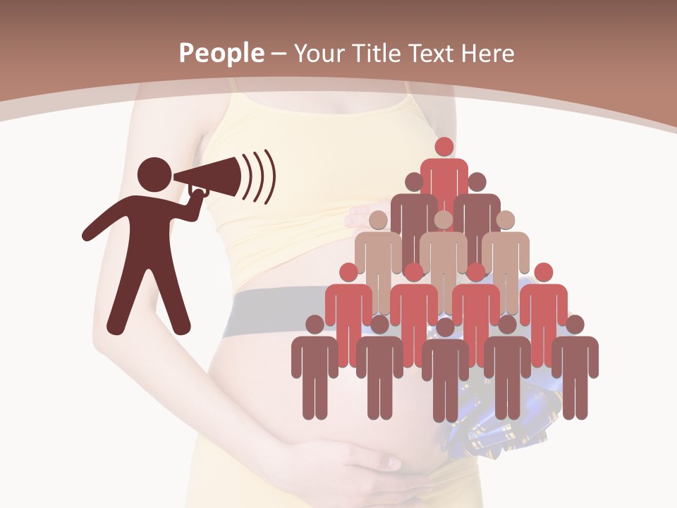 Female Background Beautiful PowerPoint Template