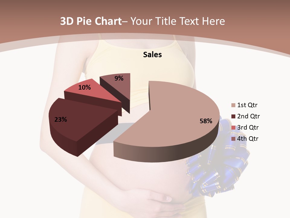 Female Background Beautiful PowerPoint Template