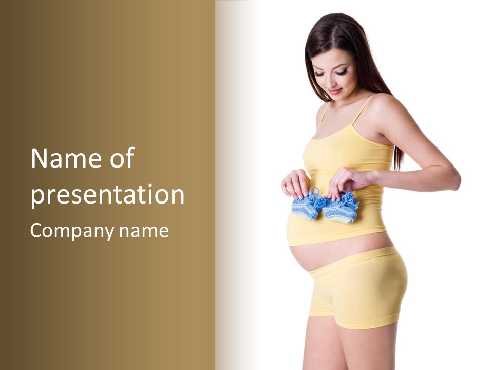 Studio Female Woman PowerPoint Template