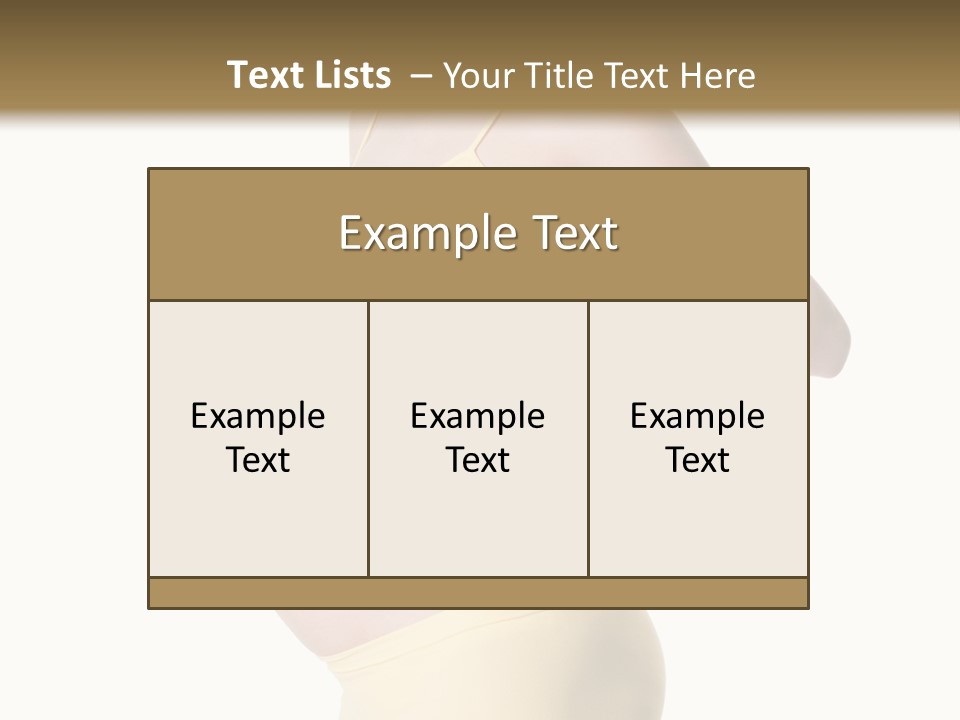 Studio Female Woman PowerPoint Template