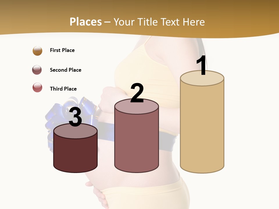 Gift Expecting Stomach PowerPoint Template