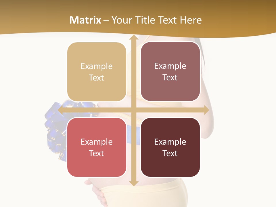 Gift Expecting Stomach PowerPoint Template