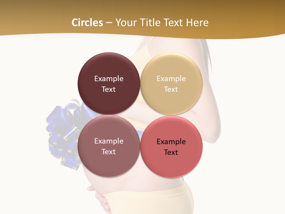 Gift Expecting Stomach PowerPoint Template