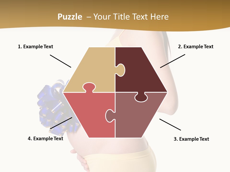 Gift Expecting Stomach PowerPoint Template