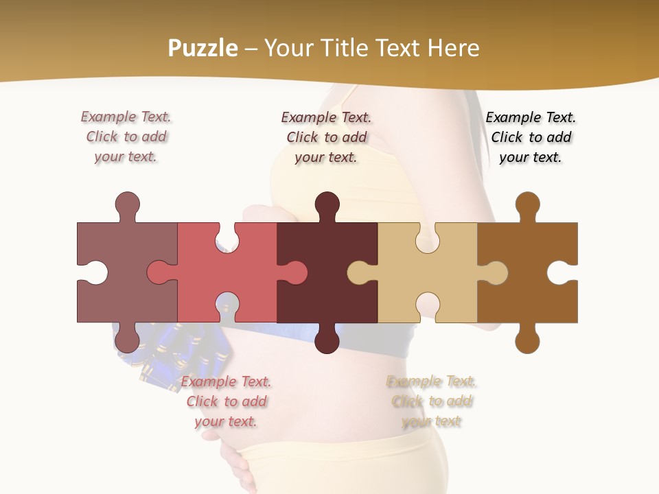 Gift Expecting Stomach PowerPoint Template