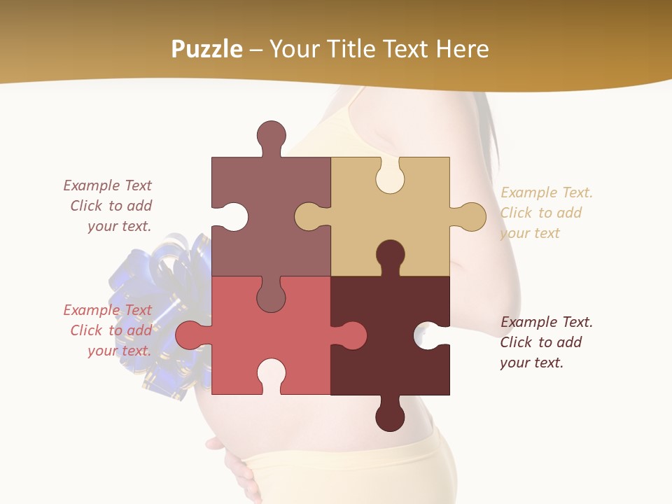 Gift Expecting Stomach PowerPoint Template