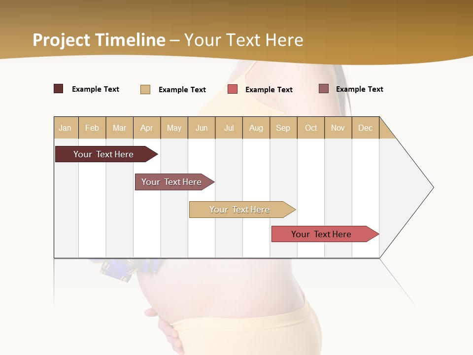 Gift Expecting Stomach PowerPoint Template