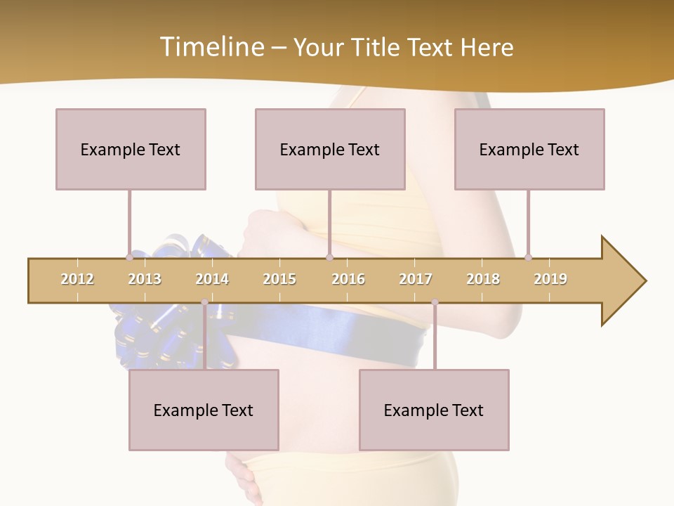 Gift Expecting Stomach PowerPoint Template