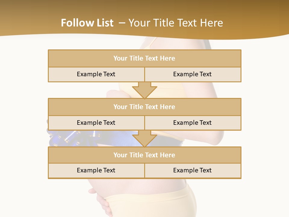 Gift Expecting Stomach PowerPoint Template