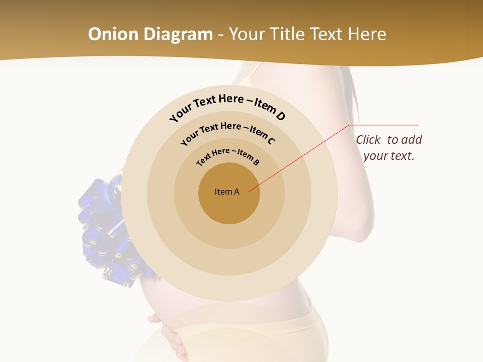 Gift Expecting Stomach PowerPoint Template