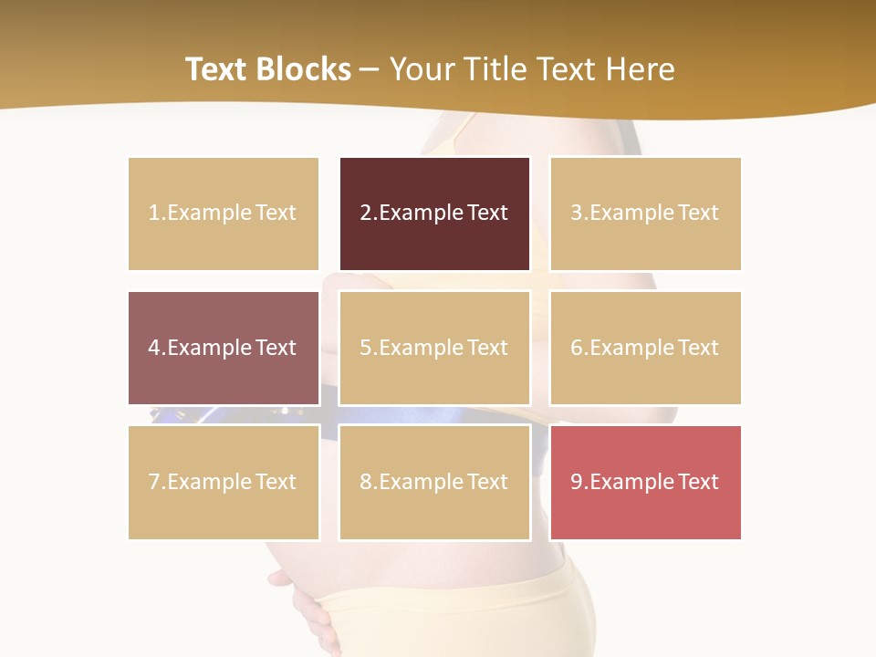 Gift Expecting Stomach PowerPoint Template