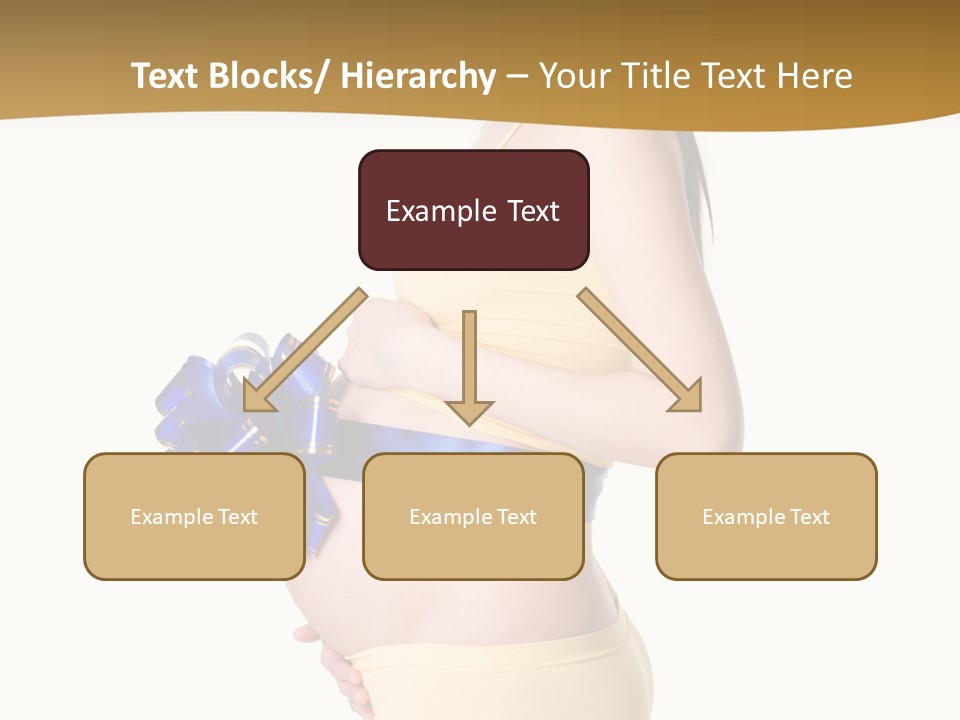 Gift Expecting Stomach PowerPoint Template