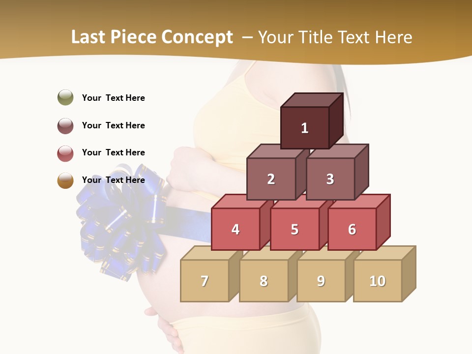 Gift Expecting Stomach PowerPoint Template
