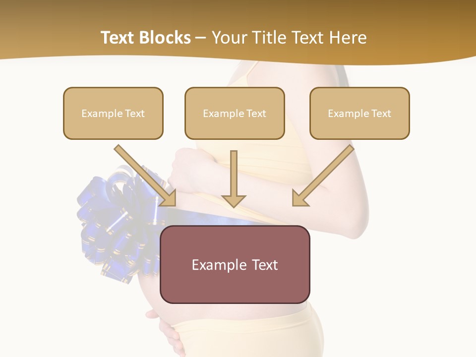 Gift Expecting Stomach PowerPoint Template