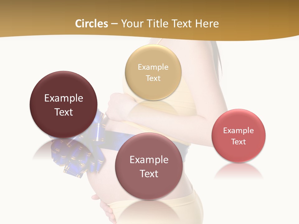 Gift Expecting Stomach PowerPoint Template