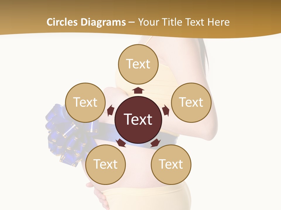 Gift Expecting Stomach PowerPoint Template