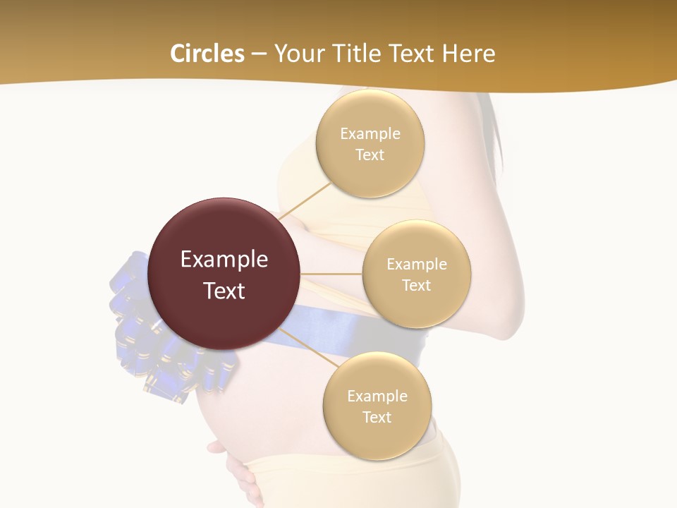 Gift Expecting Stomach PowerPoint Template