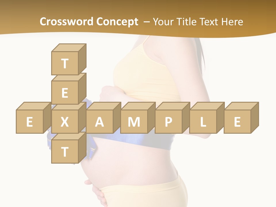 Gift Expecting Stomach PowerPoint Template