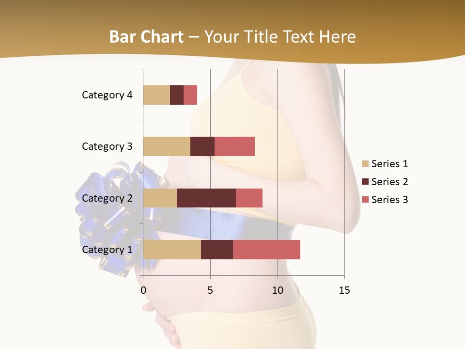 Gift Expecting Stomach PowerPoint Template