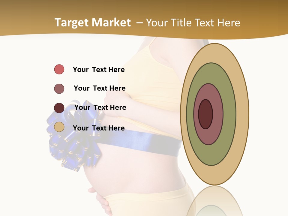 Gift Expecting Stomach PowerPoint Template