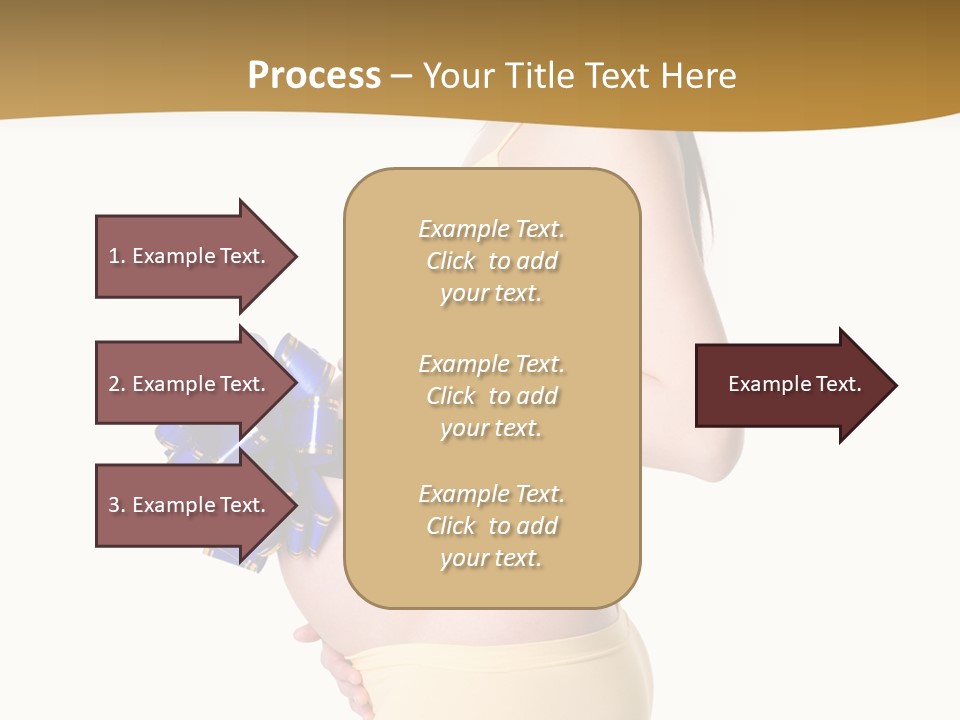 Gift Expecting Stomach PowerPoint Template