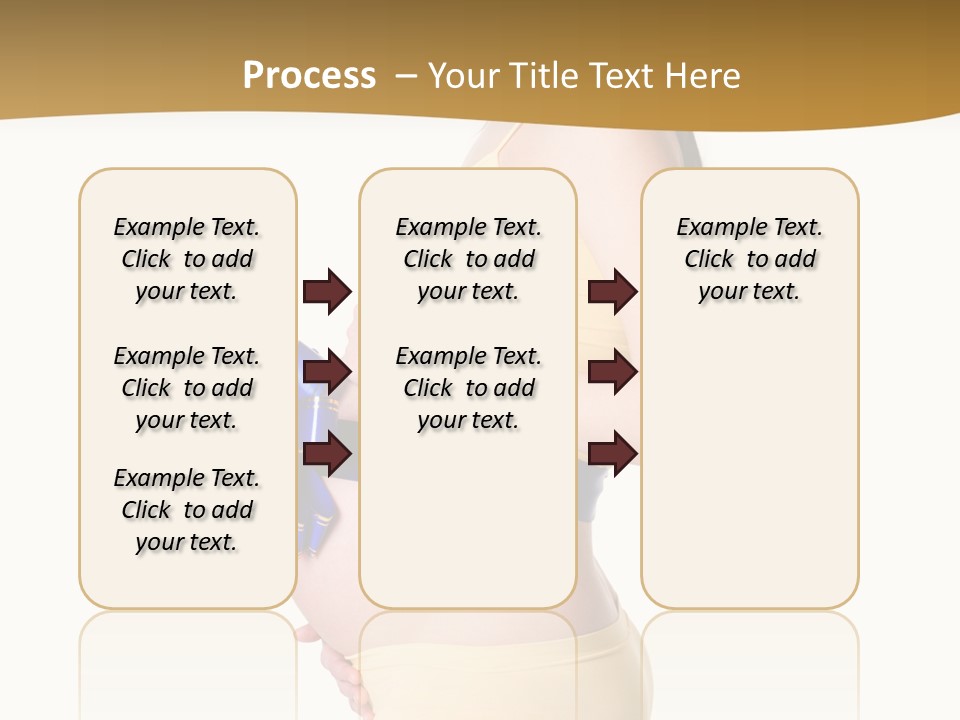 Gift Expecting Stomach PowerPoint Template